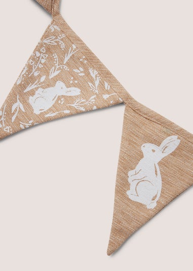 Brown Bunny Print Easter Bunting (140mm x 200mm)