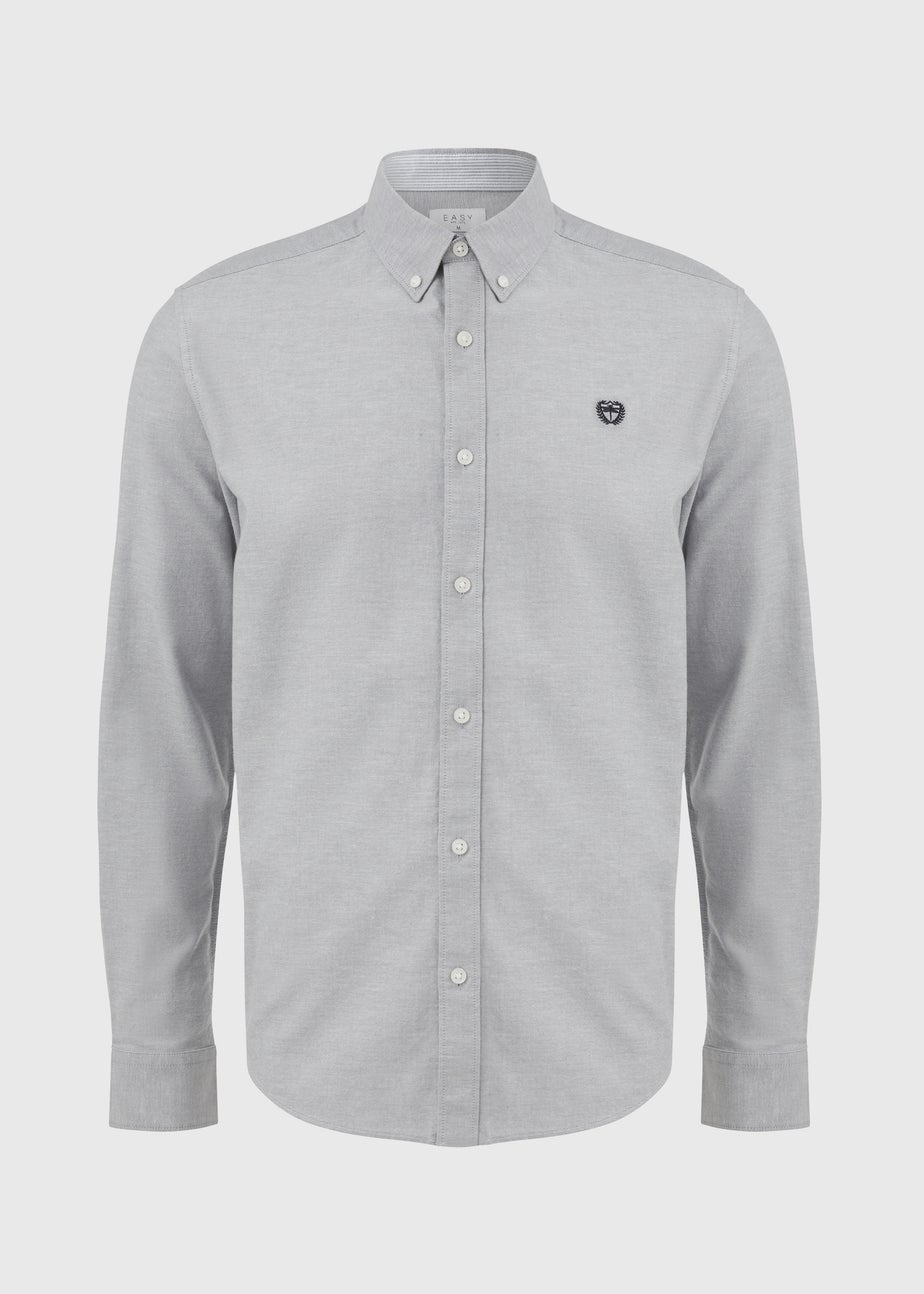 Grey Oxford Shirt