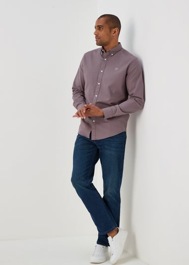 Mauve Oxford Long Sleeve Shirt