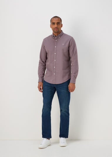 Mauve Oxford Long Sleeve Shirt