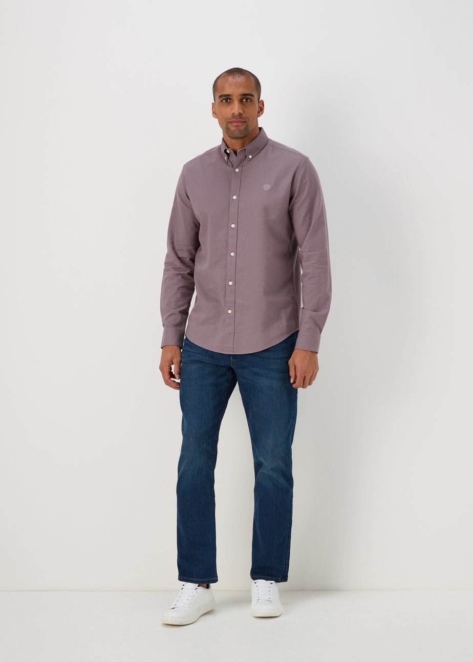 Mauve Oxford Long Sleeve Shirt