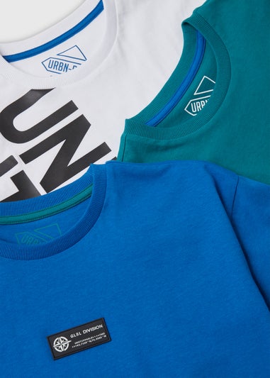 Boys 3 Pack Unlimited Future T-Shirts (7-13yrs)