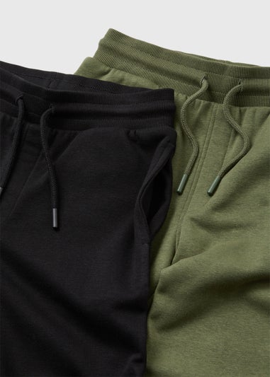 Boys Black & Green Joggers Set (7-13yrs)
