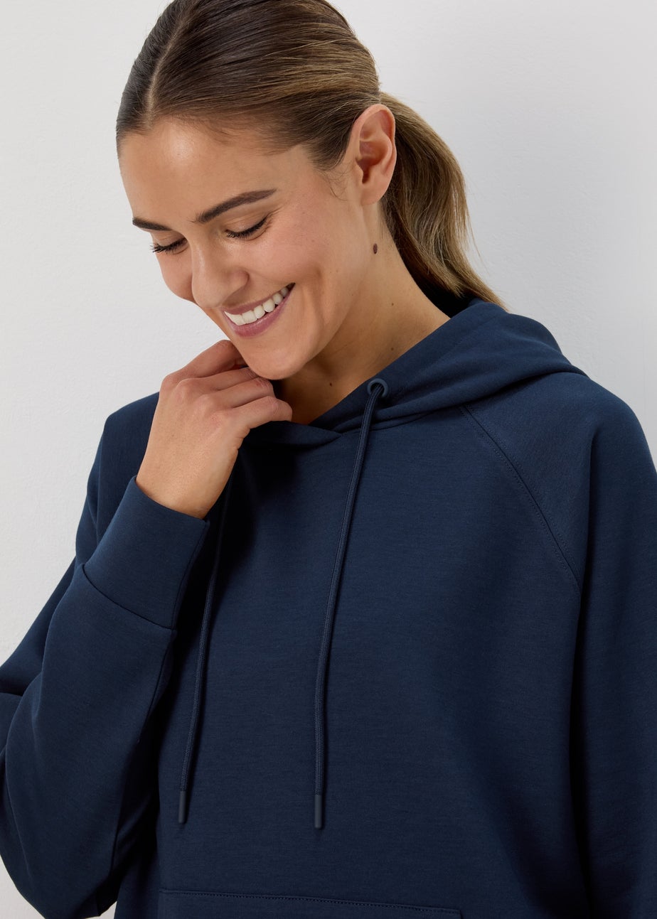 Souluxe Navy Longline Hoodie