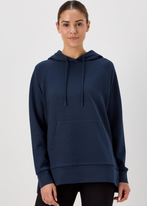 Souluxe Navy Longline Hoodie