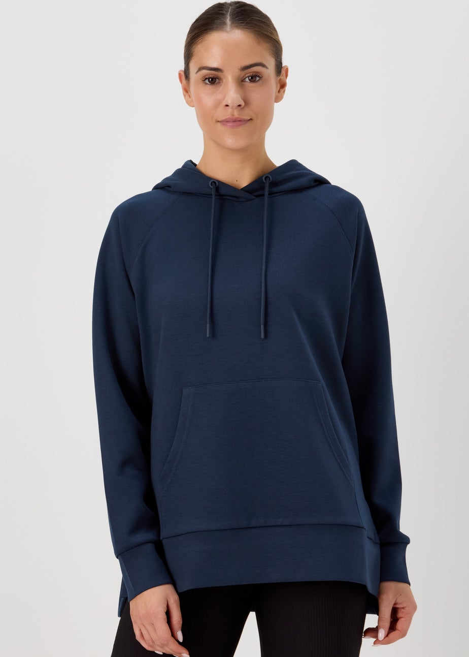 Souluxe Navy Longline Hoodie