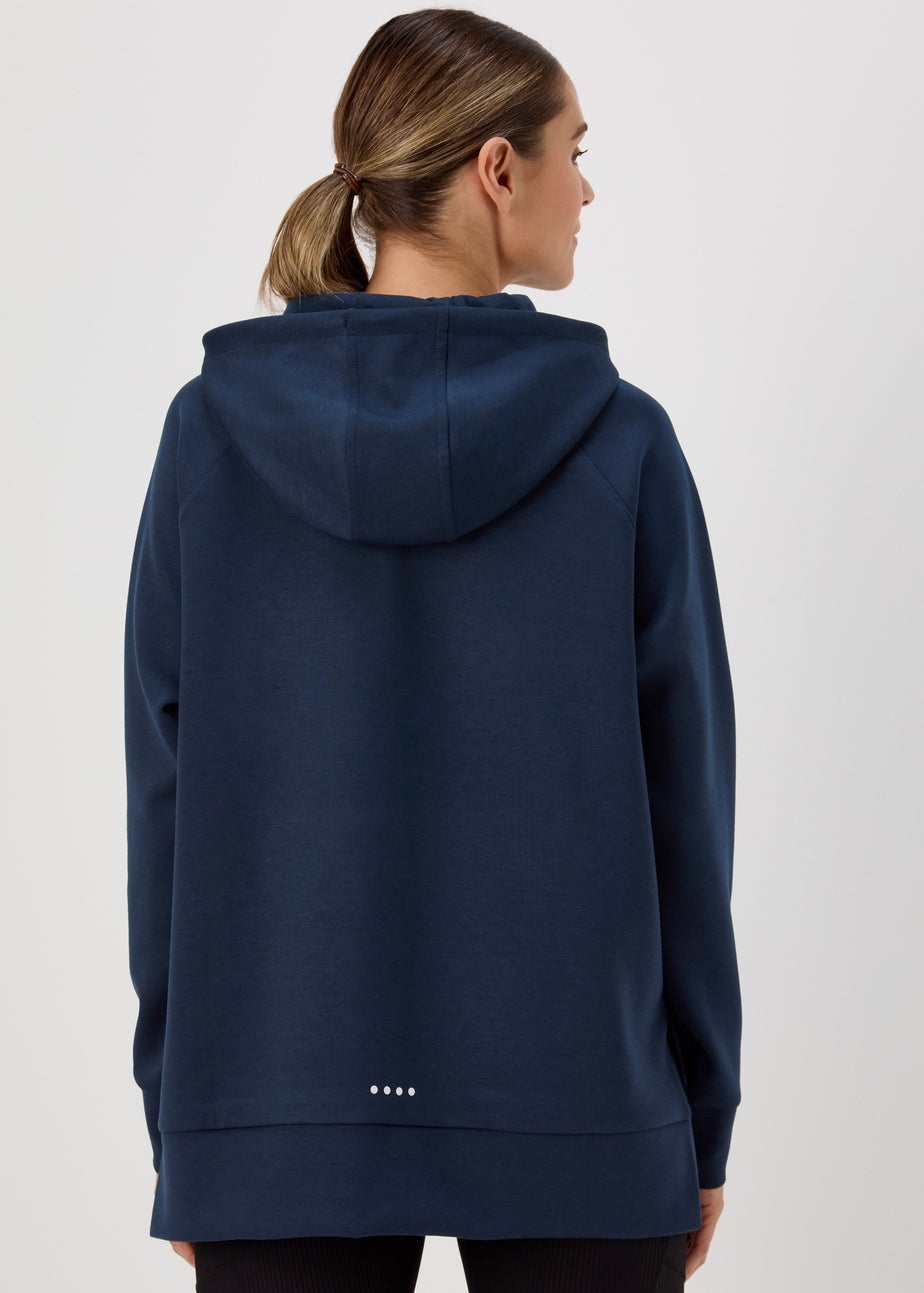Souluxe Navy Longline Hoodie