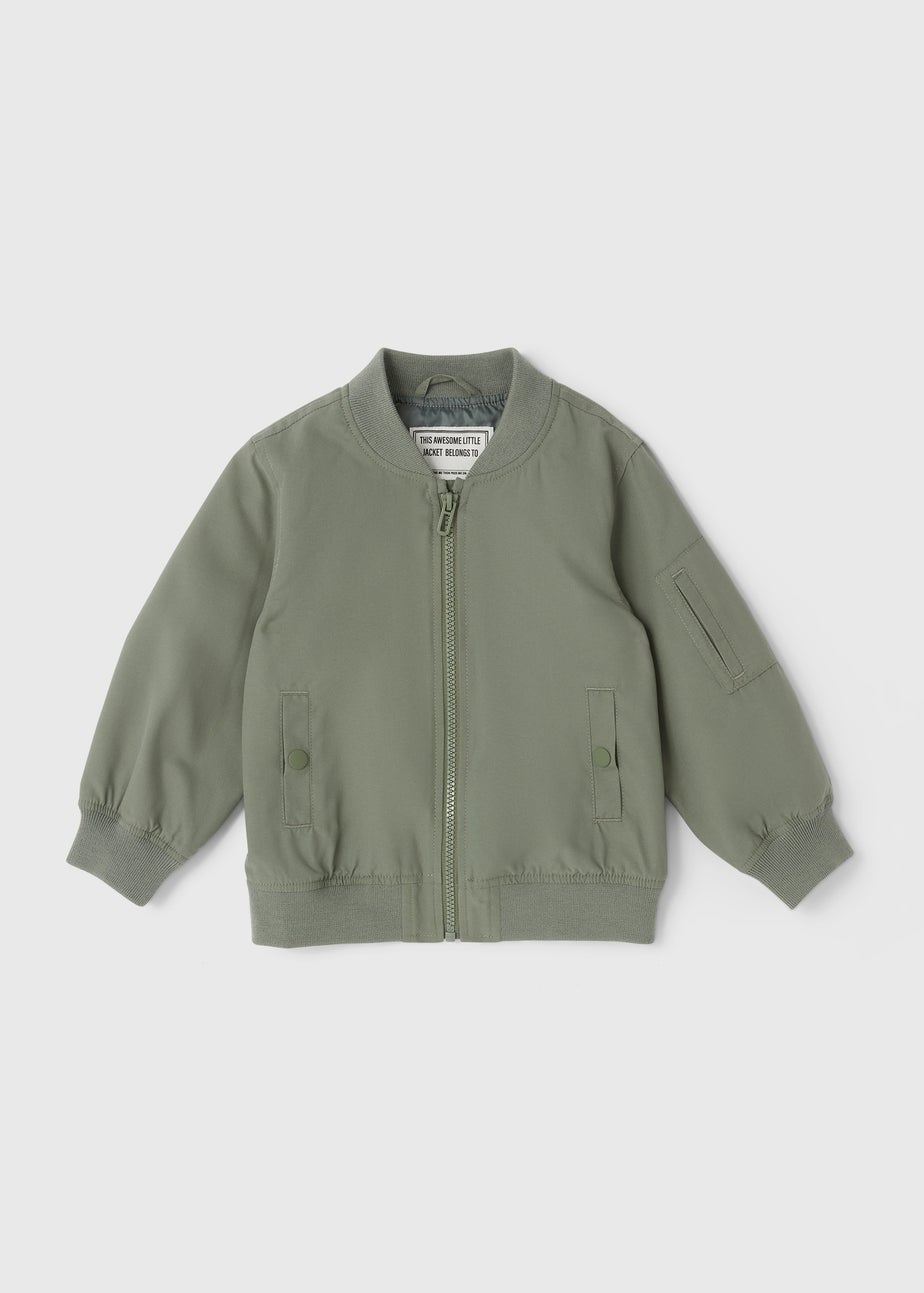 Boys Khaki Bomber Jacket (1-7yrs)