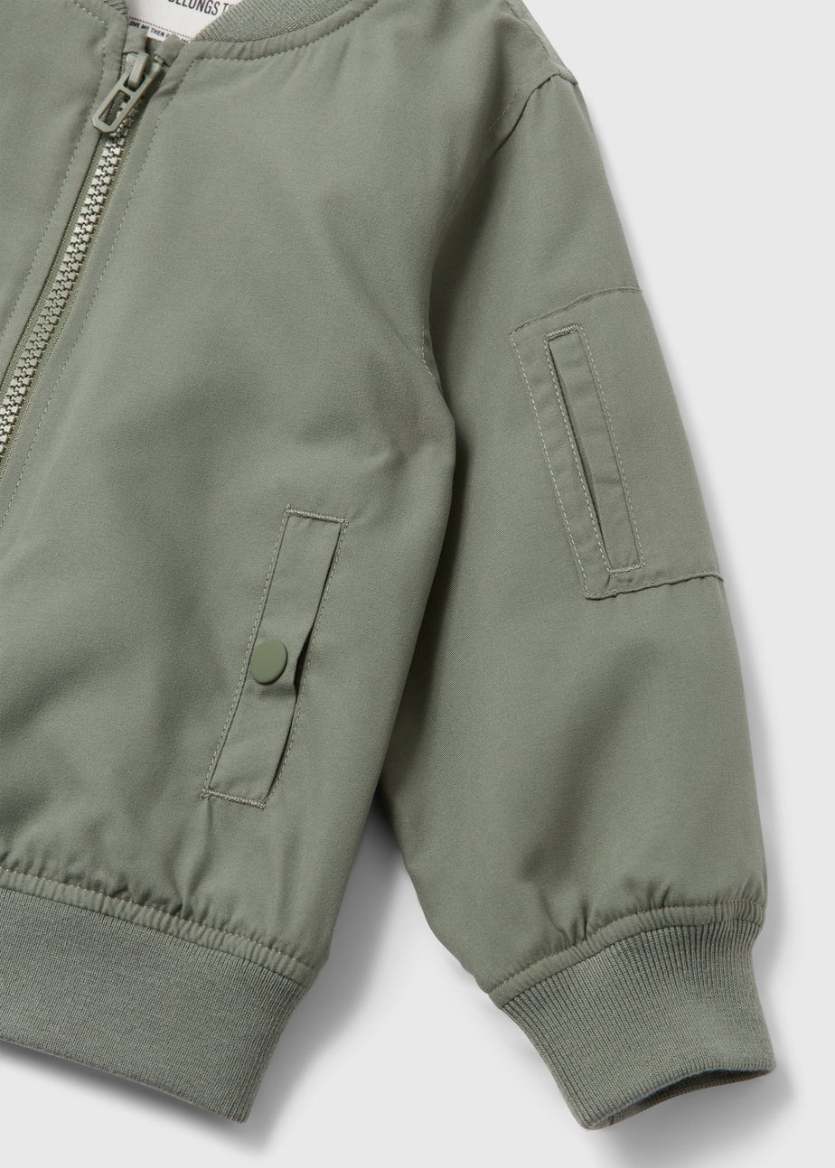 Boys Khaki Bomber Jacket (1-7yrs)