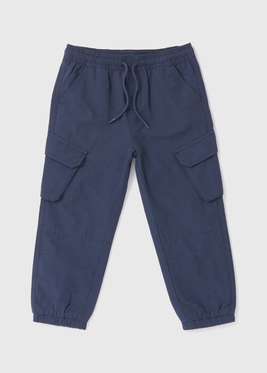 Boys Navy Ripstop Cargo Pants (1-7yrs)