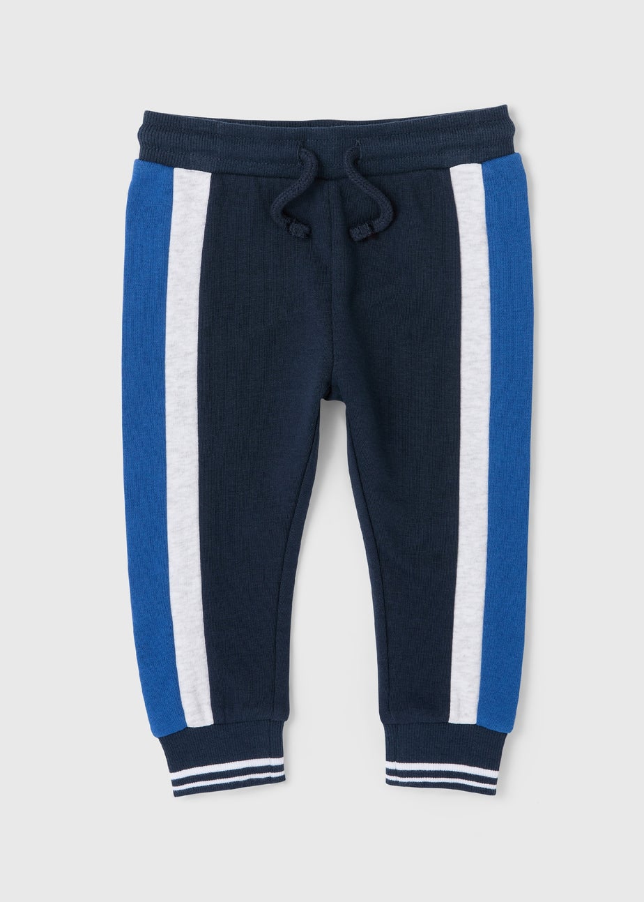 Boys Blue Cut & Sew Joggers (1-7yrs)