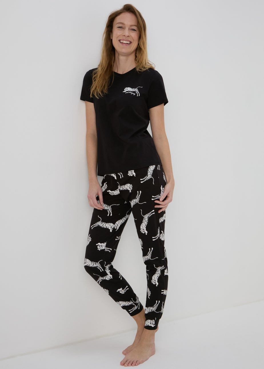 Black Tiger Pyjama Set