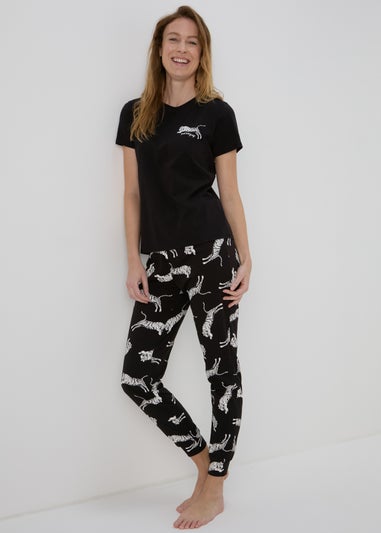 Black Tiger Pyjama Set
