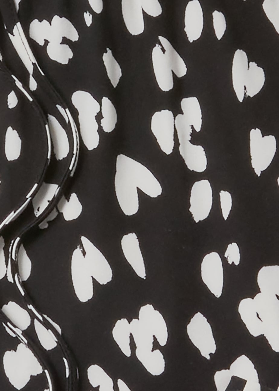 Black Print Cami Pyjama Set