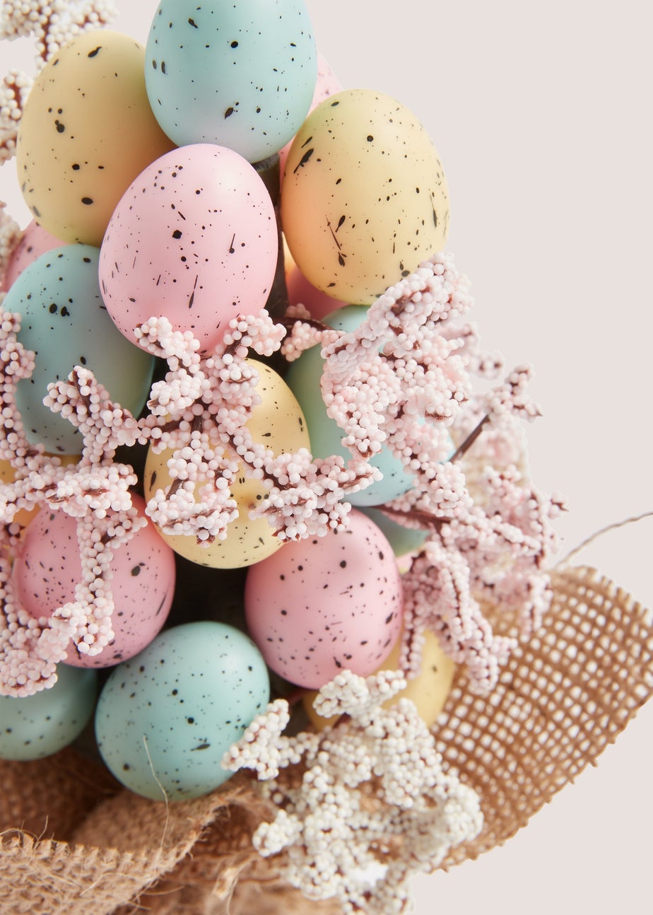 Multicoloured Easter Egg Topiary (10x10x20CM)