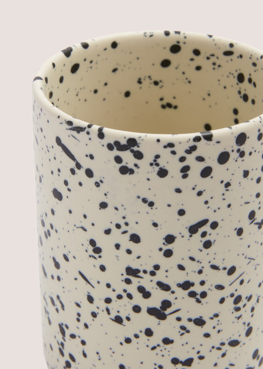 Cream Speckle Tumbler (9x9x11cm)