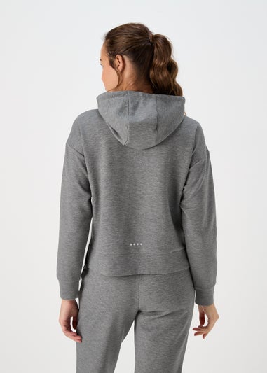 Souluxe Grey Marl Technical Hoodie