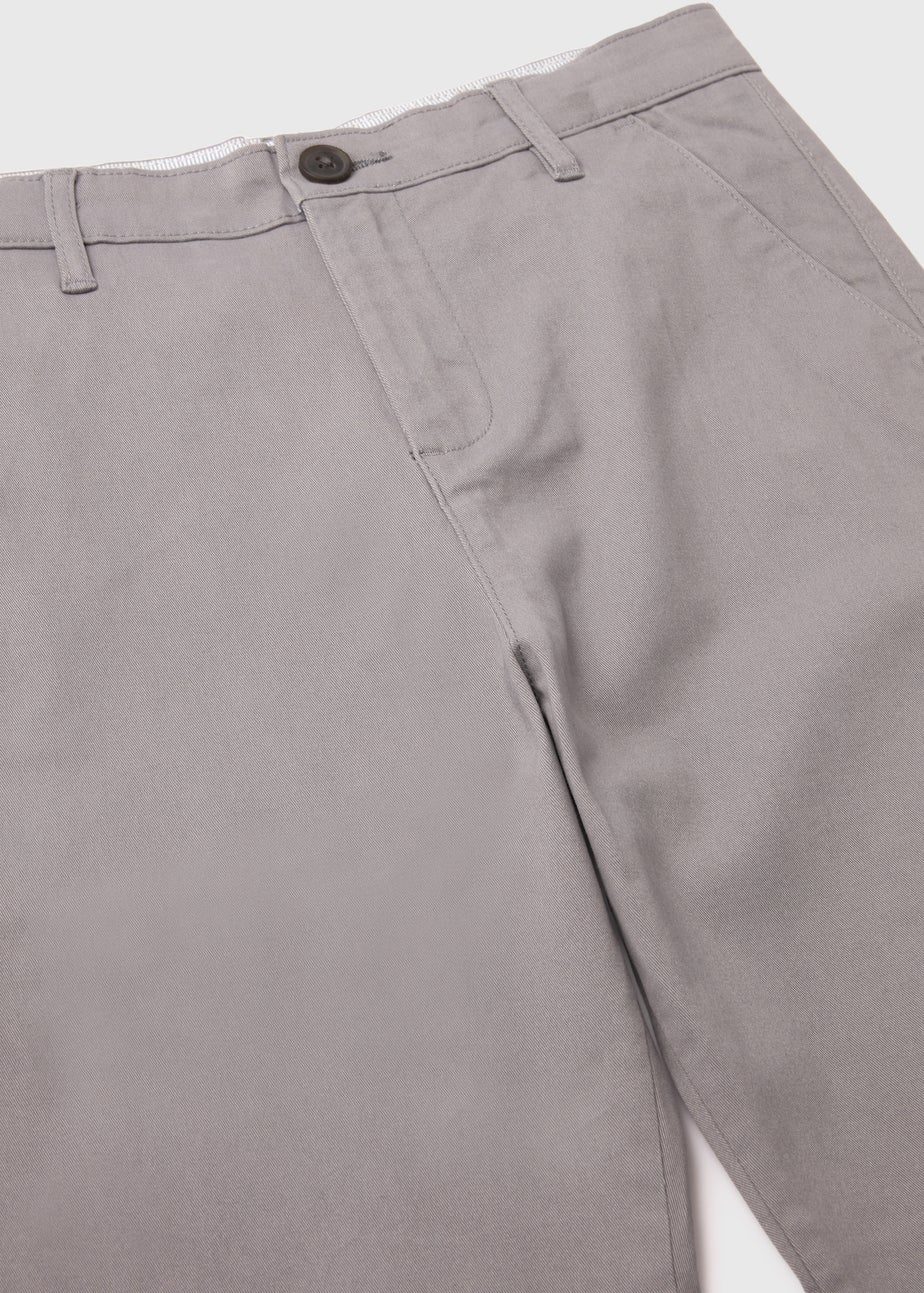 Boys Grey Chino Trousers (7-13yrs)