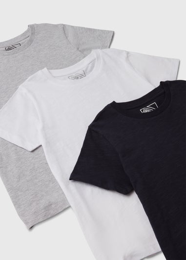 Boys 3 Pack Core T-Shirts (7-13yrs)