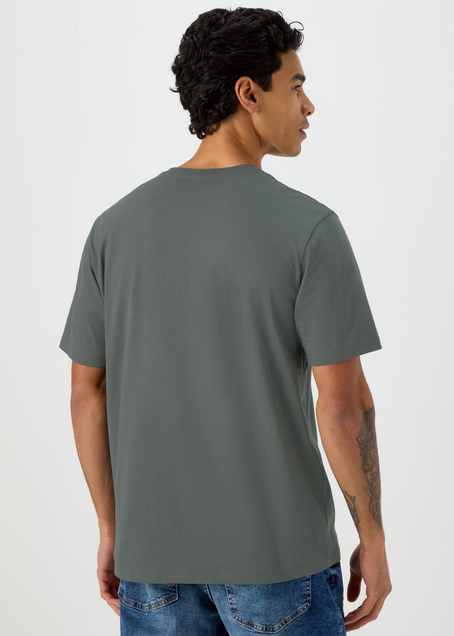Green Essential V-Neck T-Shirt