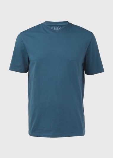 Blue Essential V-Neck T-Shirt