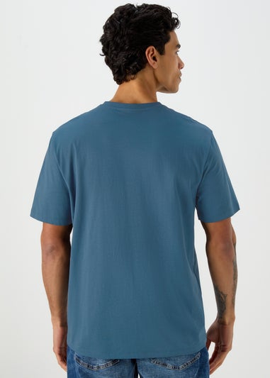 Blue Essential V-Neck T-Shirt