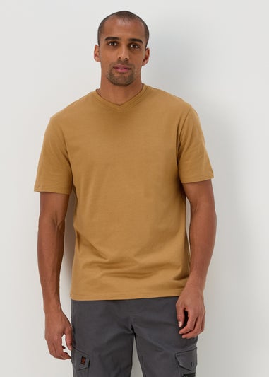 Bronze Essential V-Neck T-Shirt