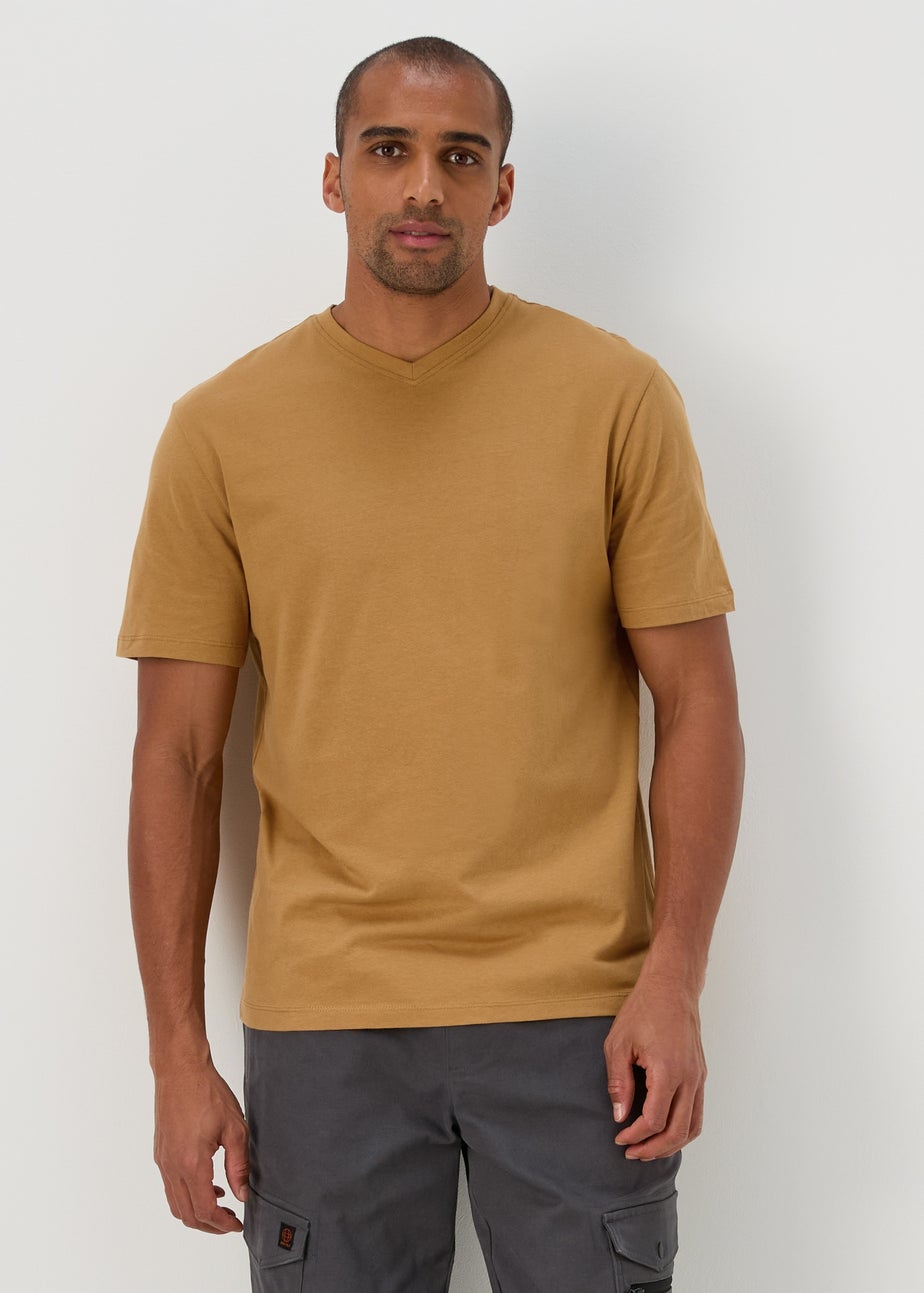Bronze Essential V-Neck T-Shirt