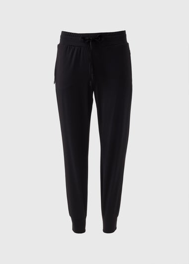 Souluxe Black Active Sports Jogging Bottoms