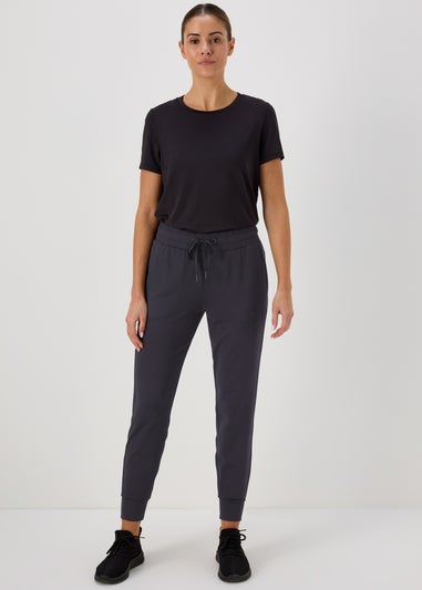 Souluxe Black Active Sports Jogging Bottoms