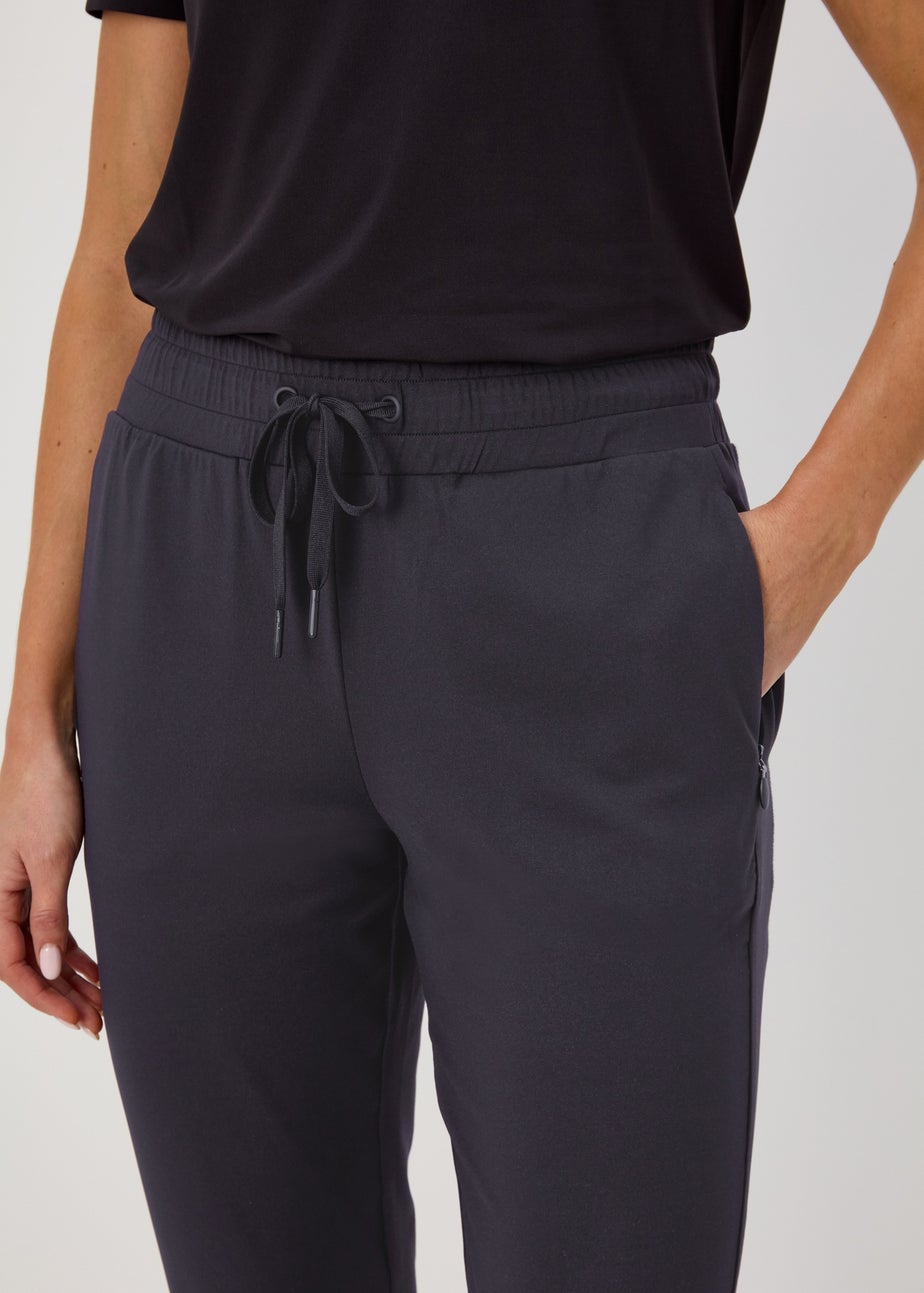 Souluxe Black Active Sports Jogging Bottoms