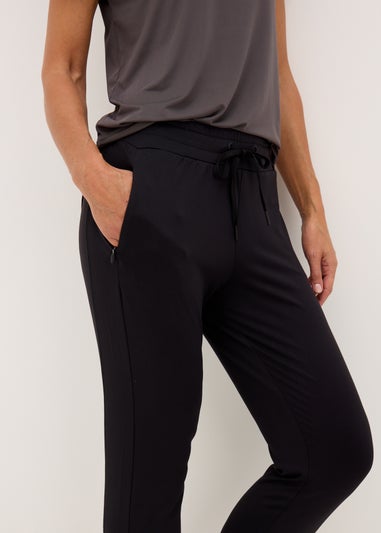 Souluxe Black Active Sports Jogging Bottoms