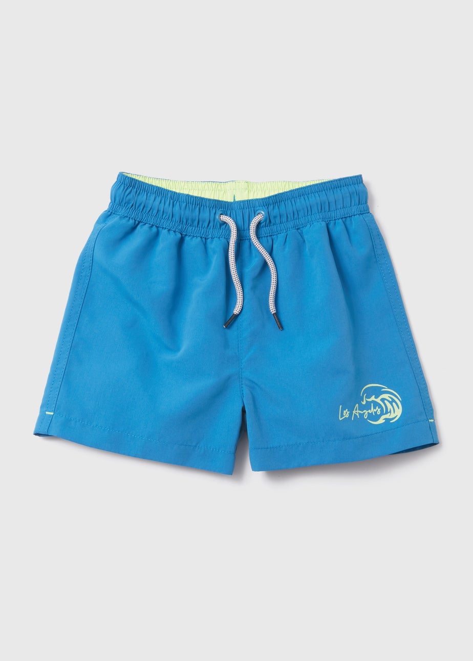Boys Blue Swim Shorts (1-6yrs)