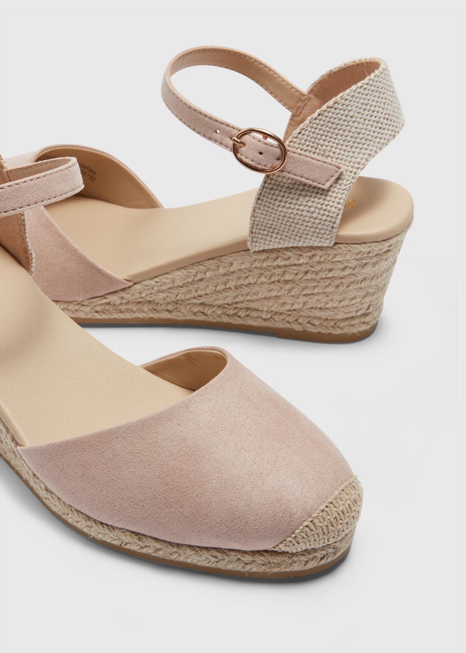 Nude Closed Toe Espadrilles