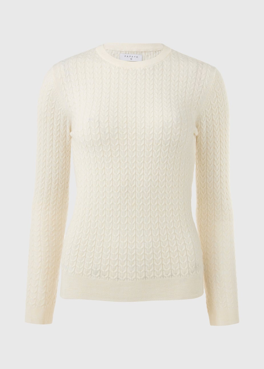 Ivory Baby Cable Jumper