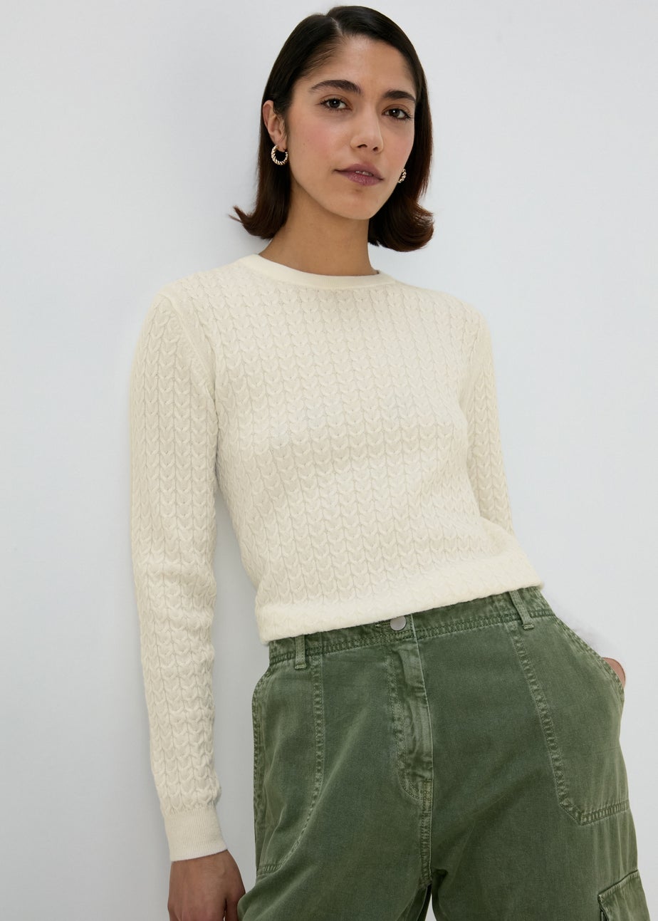 Ivory Baby Cable Jumper