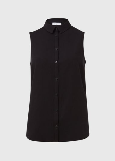 Black Sleeveless Shirt