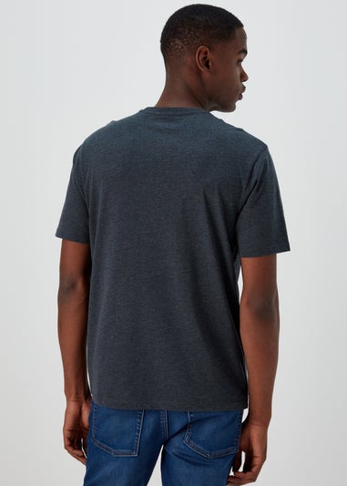 Navy Lost Path Racing Print T-Shirt