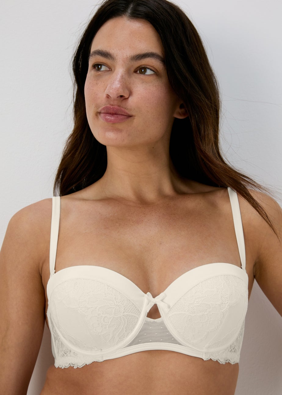 Cream Bridal Bra