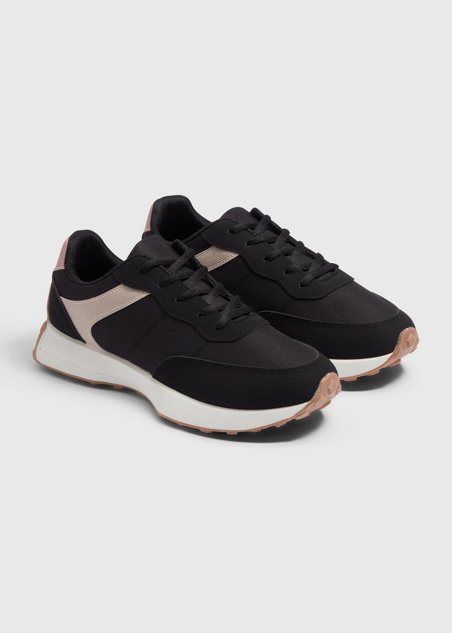 Black Retro Runner Trainers