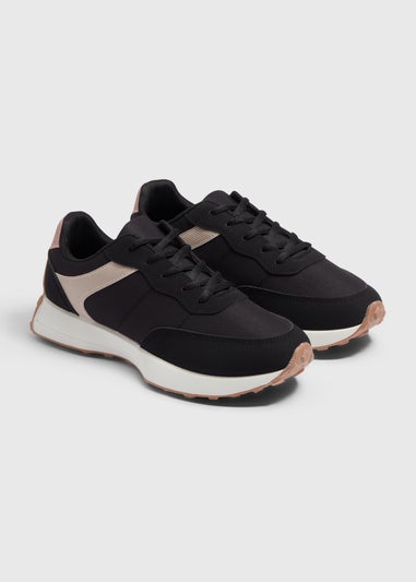 Black Retro Runner Trainers