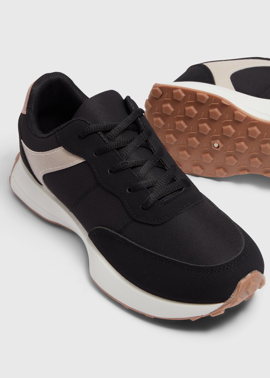 Black Retro Runner Trainers