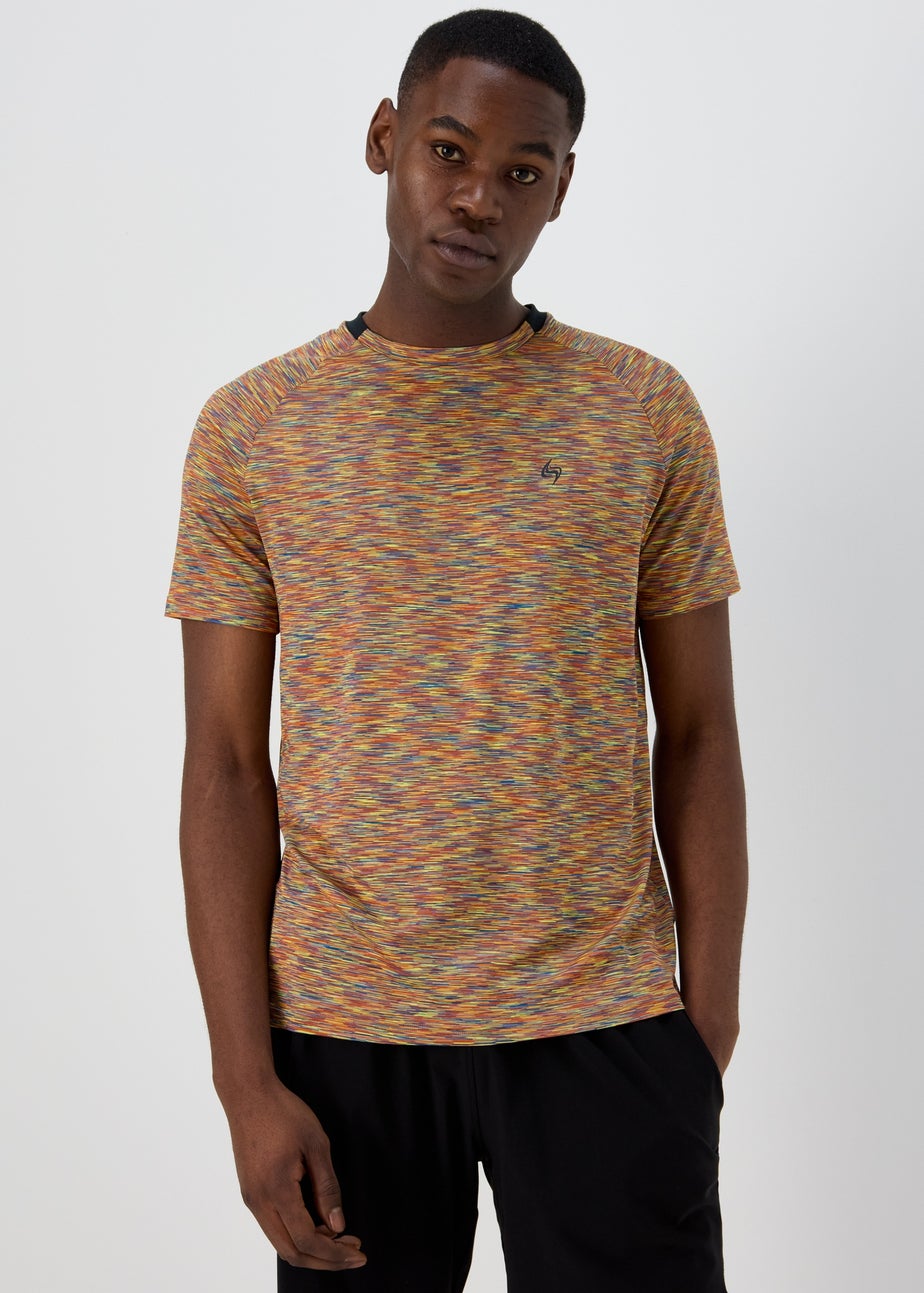 Souluxe Orange Space Dye T-Shirt