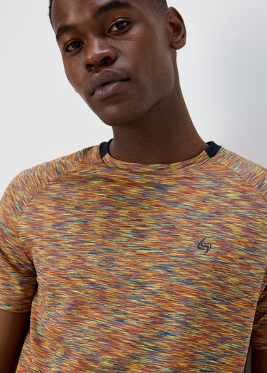 Souluxe Orange Space Dye T-Shirt