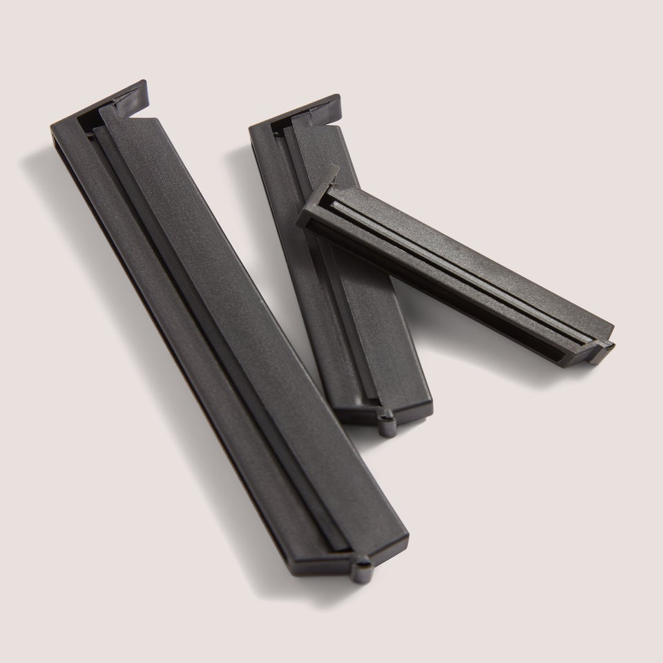 12 Pack Black Bag Clips