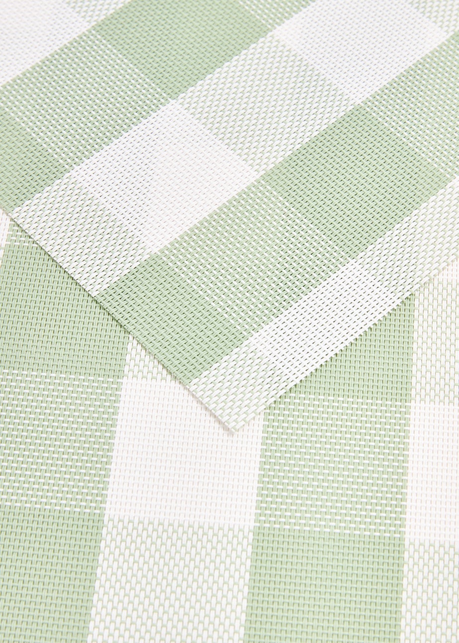 2 Pack Green Check Placemat