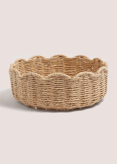 Retreat Scalloped Basket