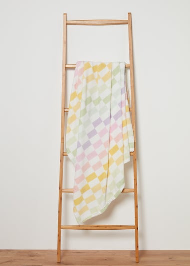 Multicolour Checker Throw