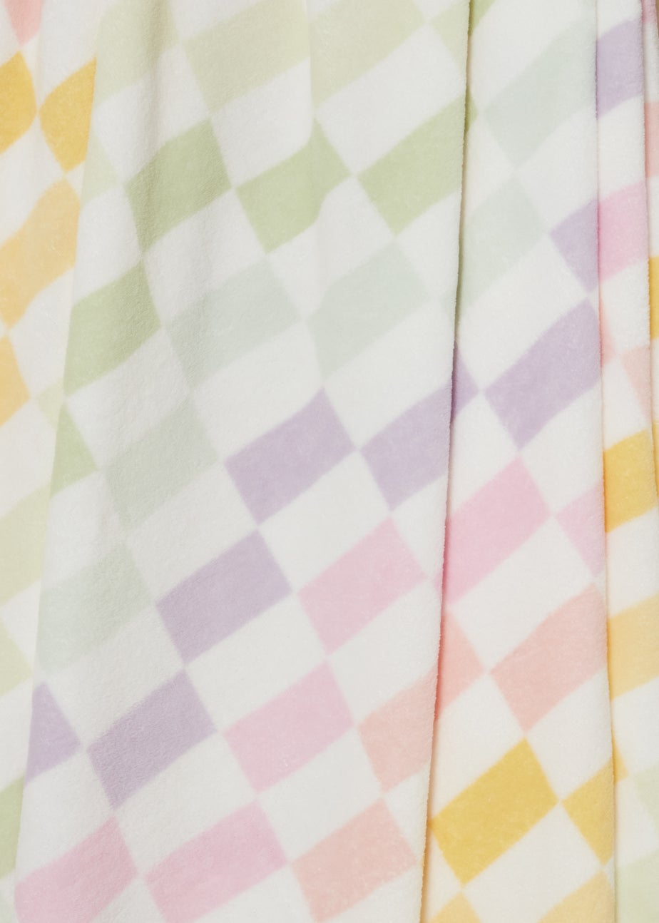 Multicolour Checker Throw