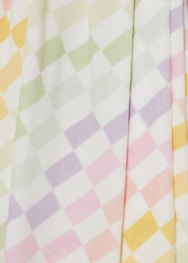 Multicolour Checker Throw